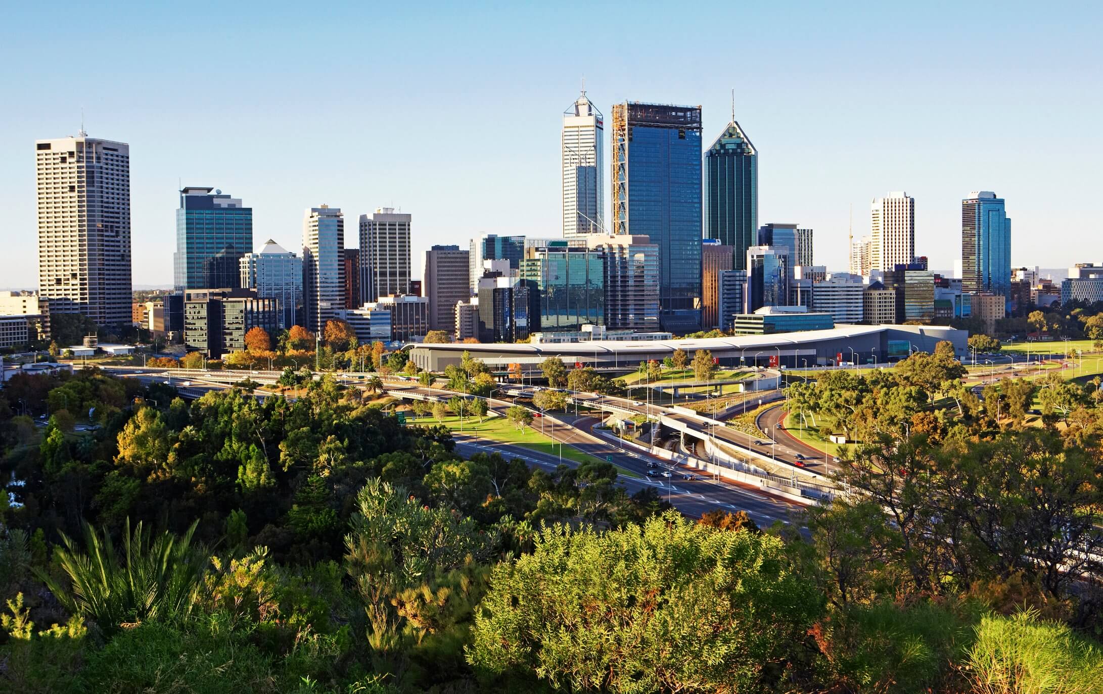 Perth City Skyline