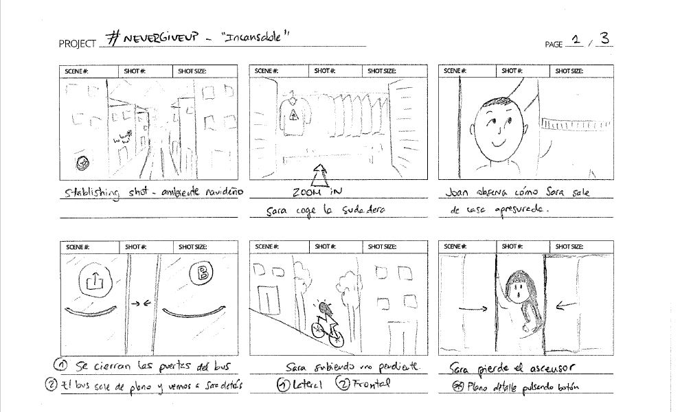 storyboard-senlima-1 Incansable estudiantes cine digital