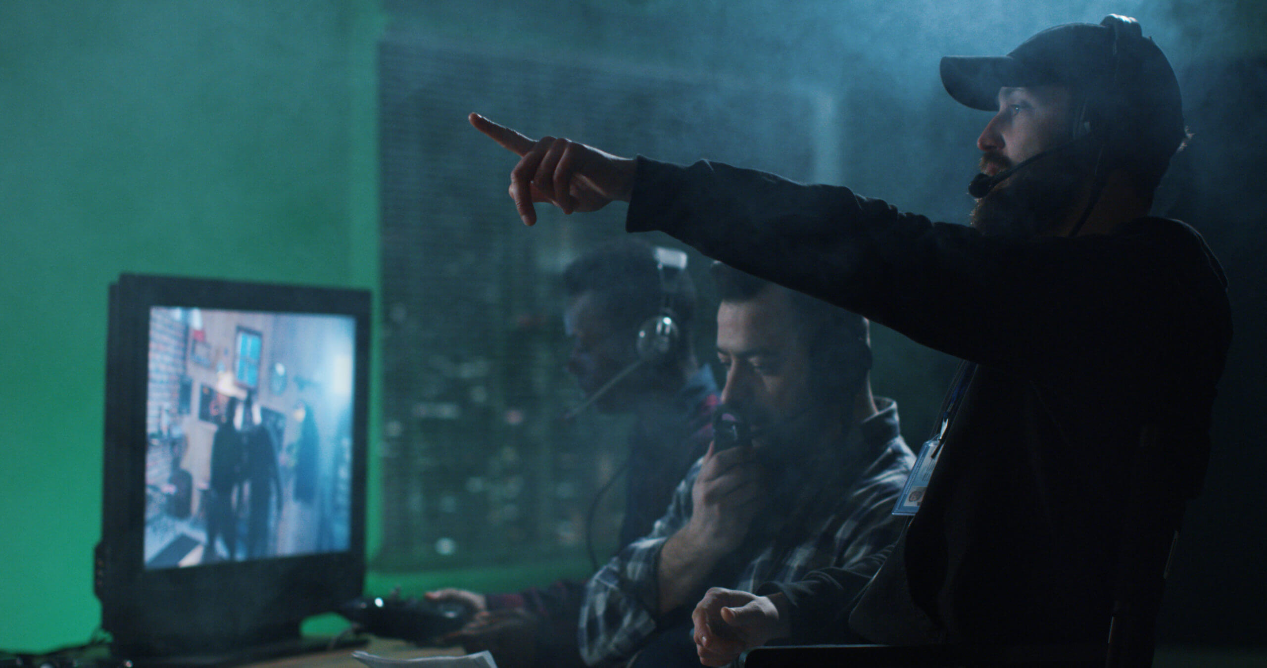Medium,Shot,Of,Young,Directors,Giving,Instructions,To,Movie,Actors