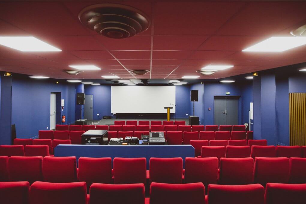 Salle de projection de la SAE Institute
