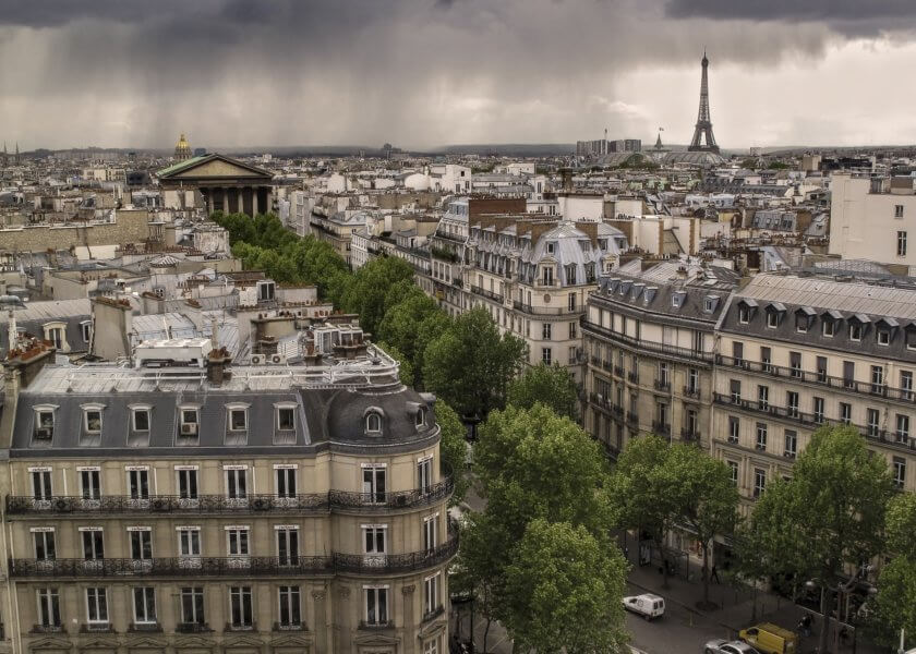 paris Vue aérienne de Paris