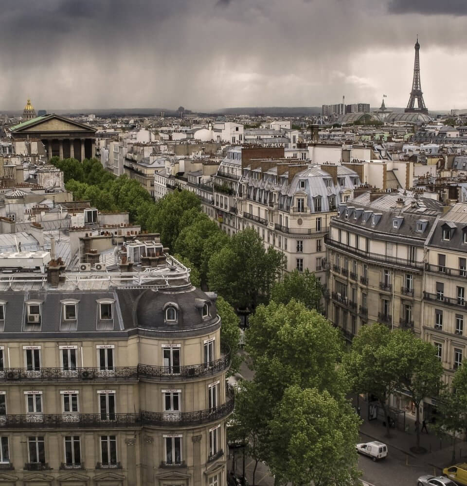 Vue aérienne de Paris