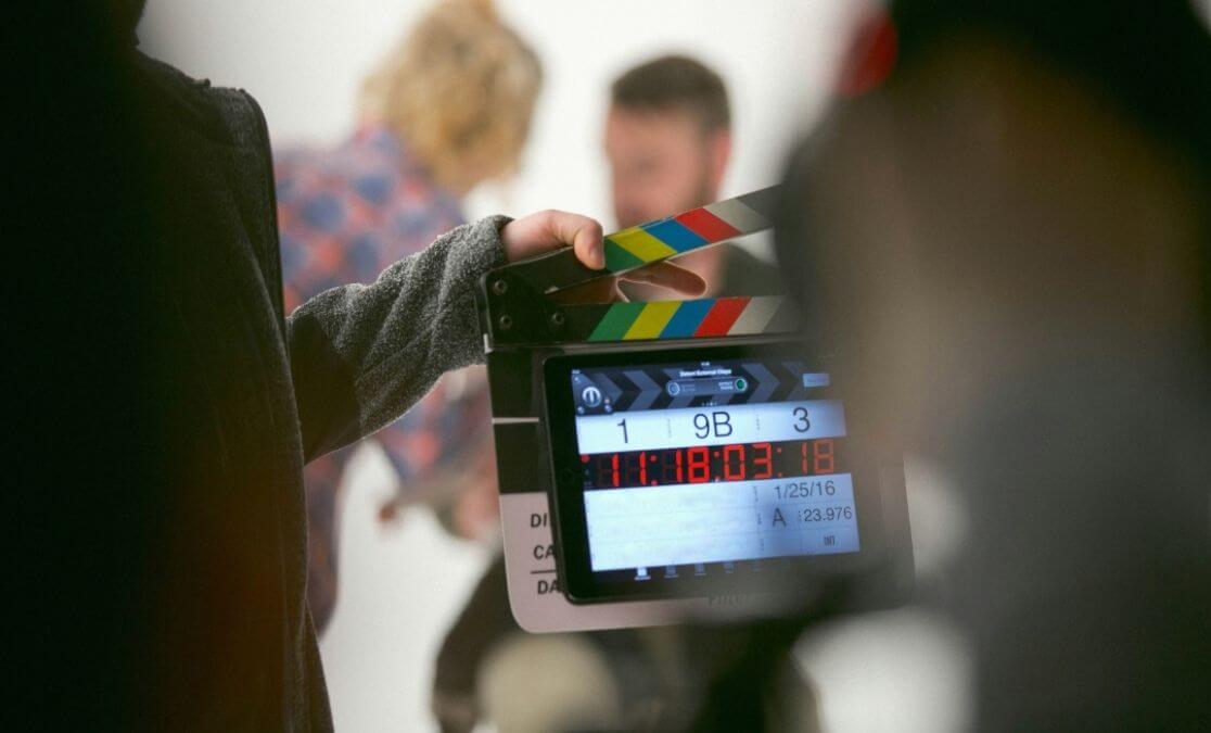 Des étudiants de la SAE Institute, école de cinéma, tournent un film.