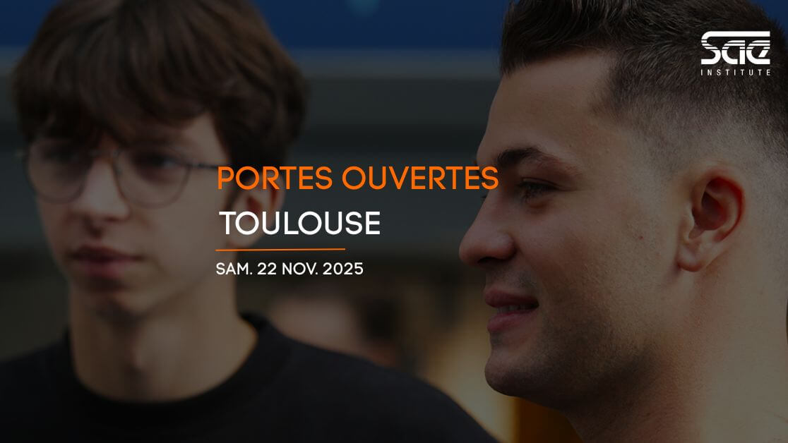 JPO Toulouse Novembre 2 étudiants de la SAE Institute Toulouse, école du son et de l'audiovisuel, animent des Portes Ouvertes.