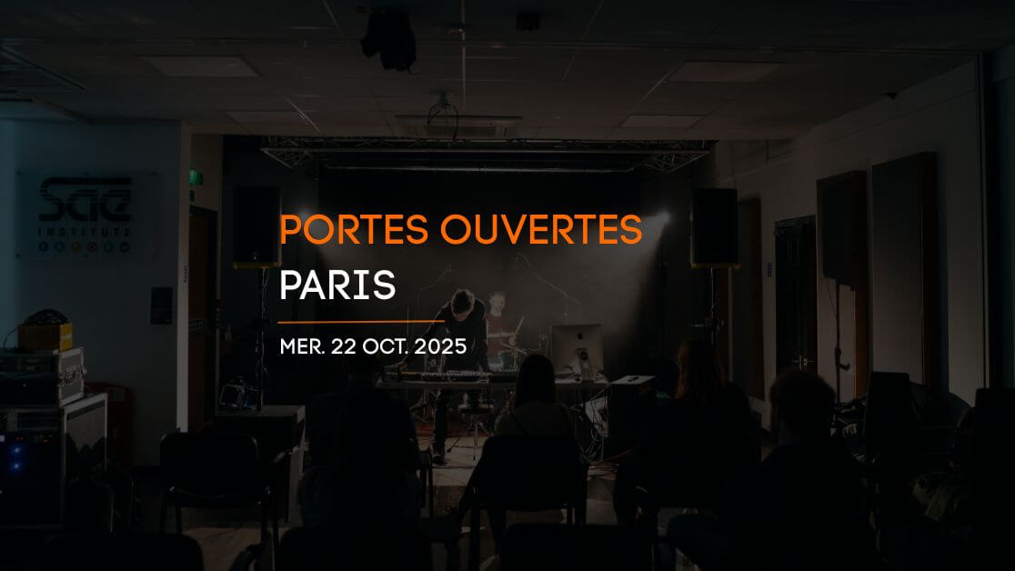 JSO_oct_Paris Des futurs étudiants de la SAE Institute Paris, école du son et de l'audiovisuel, participent à des Portes Ouvertes.
