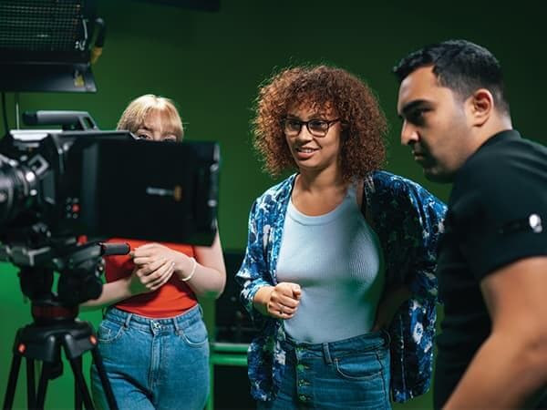 Production-for-Video-Course-UK On Set at SAE