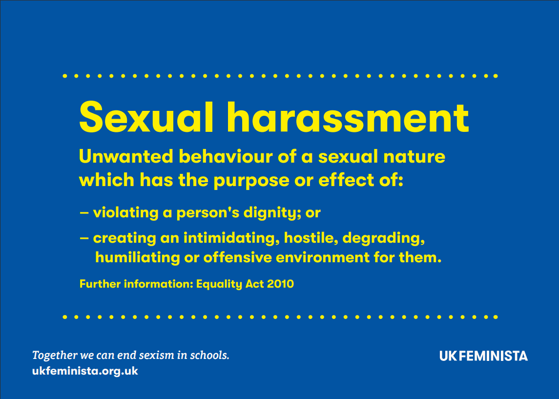 International-Womans-event-UK Sexual Harassment Poster SAE