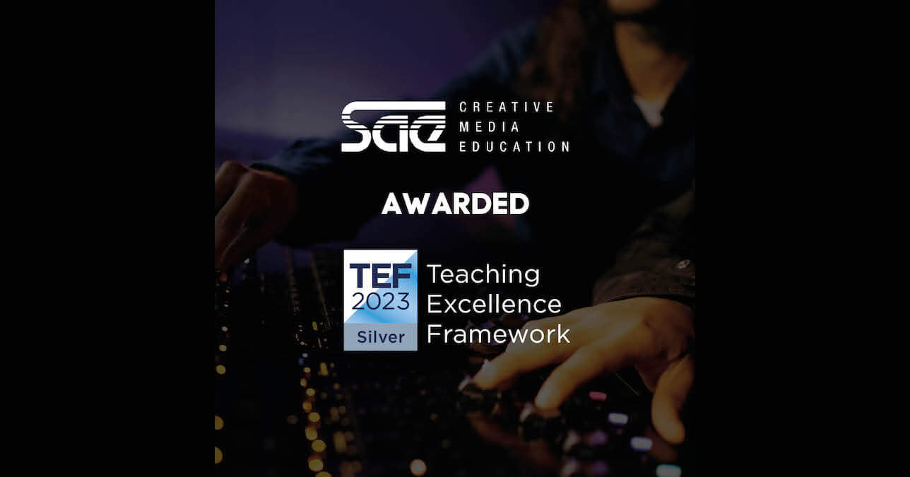 A picture of SAE's Silver award in 2023's Teaching Excellence Framework (TEF).