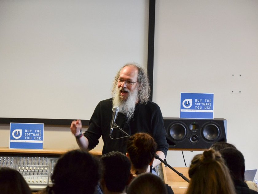 A picture of Andrew Schepps delivering his masterclass during IMSTA FESTA 2024.