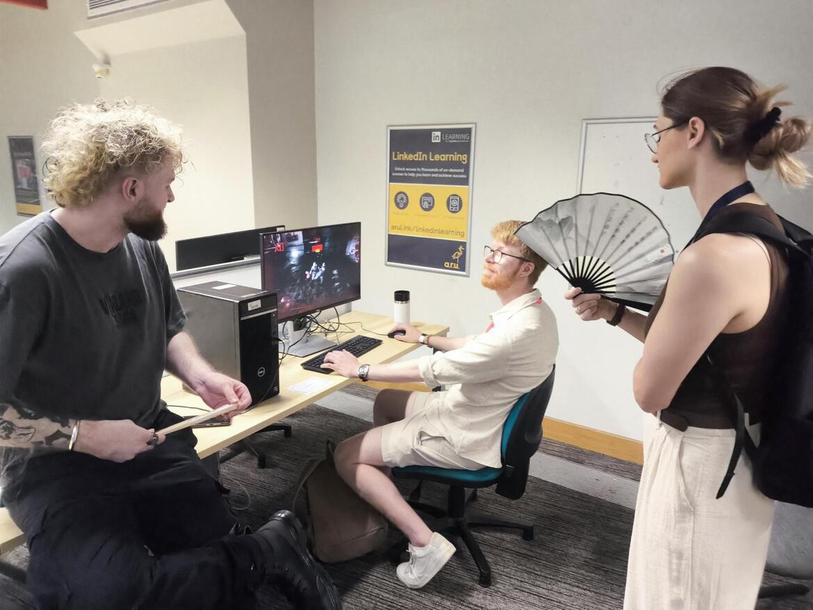 SAE students attend Gamebridge event