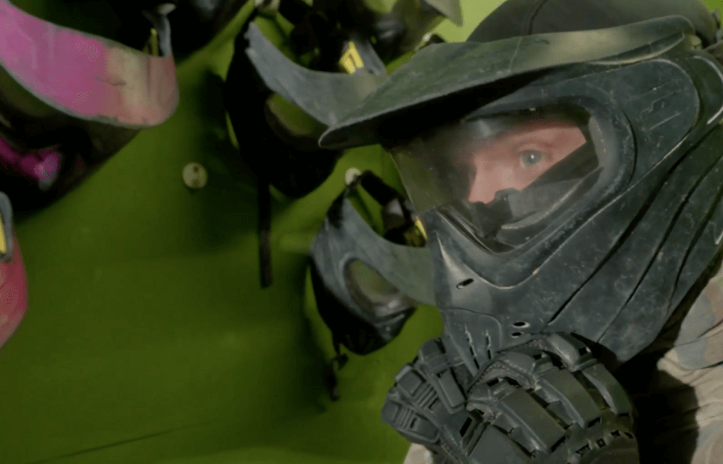 SAE Liverpool students work on creating video content for local business, Paintballing Liverpool.