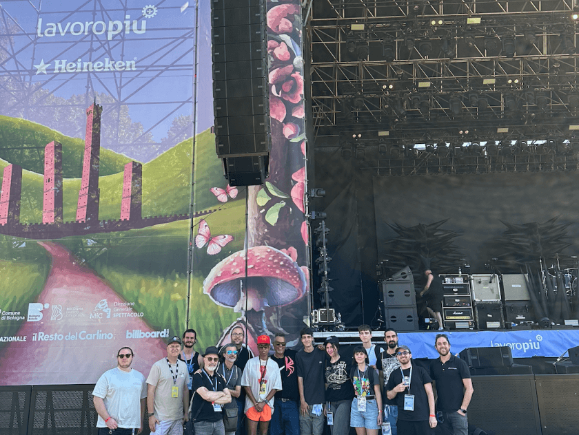 SAE Milan students watch Skunk Anansie perform in Bologna
