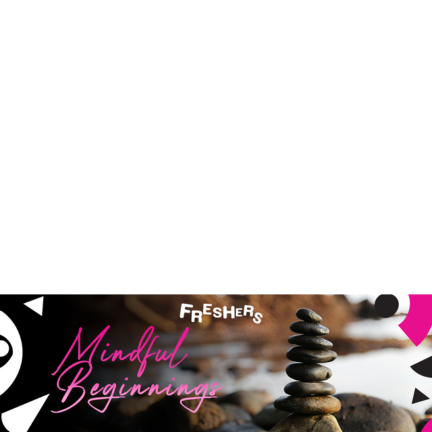 SAE's Mindful Beginnings event as part of Leamington Spa's freshers week