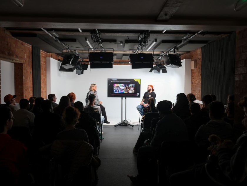 Lewis Hancox SAE 2025 1 Lewis Hancox hosts SAE Freshers Week event.