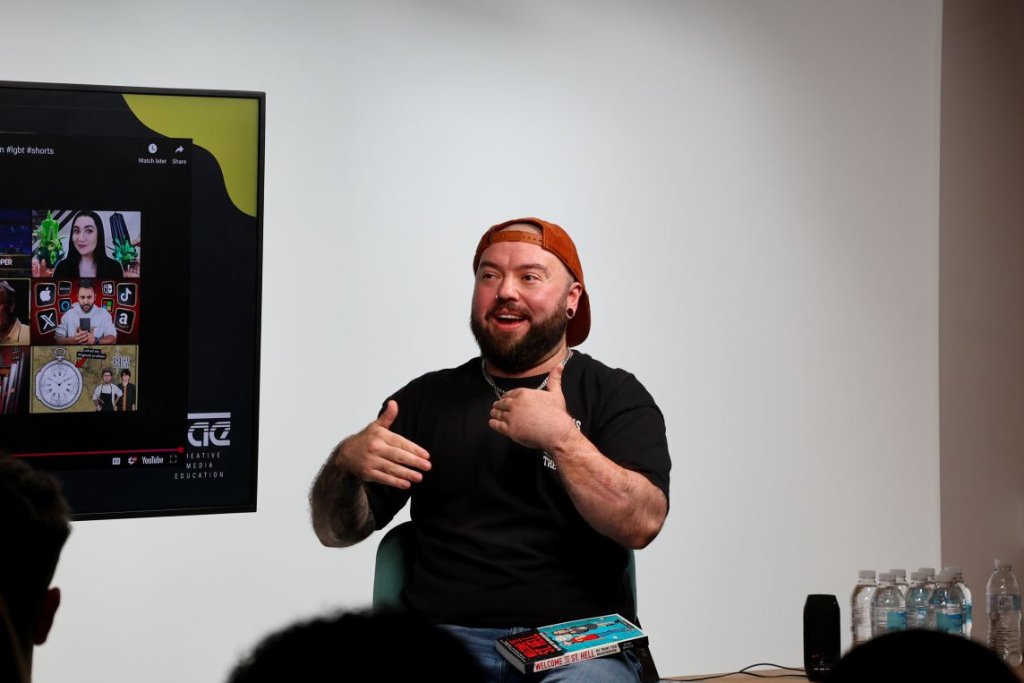 Lewis Hancox hosts SAE Freshers event