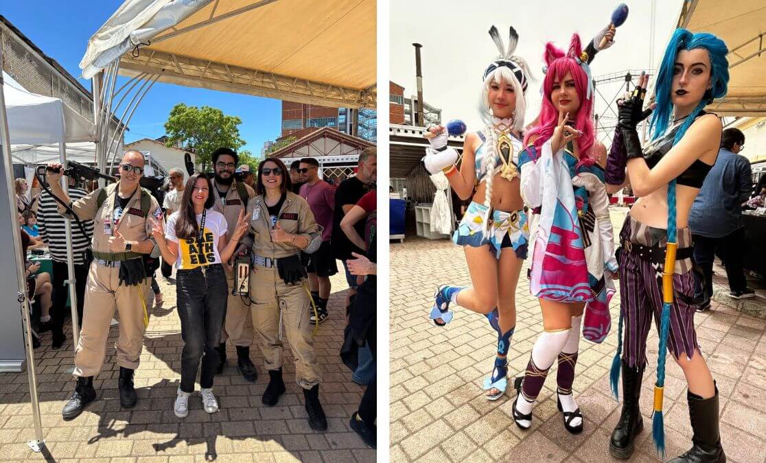 Cosplayers στο Comicdom Con 2025