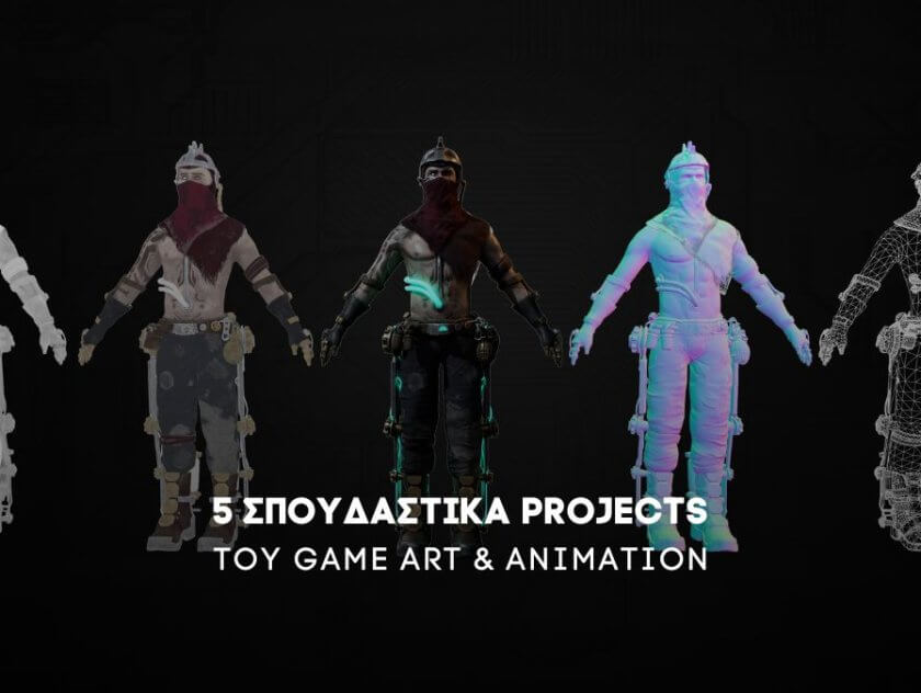 5 GAME ART & ANIMATION PROJECTS