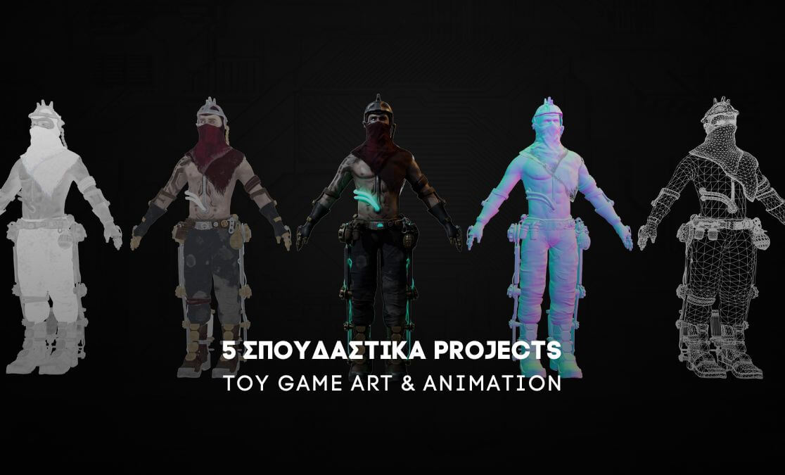 5 GAME ART & ANIMATION PROJECTS