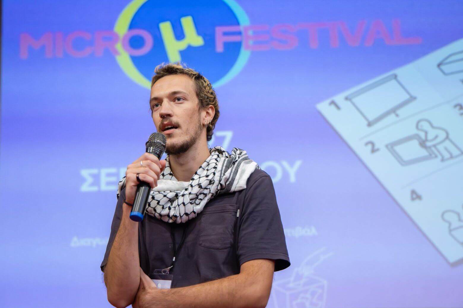 Micro μ Festival 2025 Μάριος Ντάρμπυ