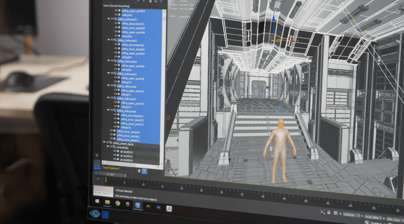 Animation students