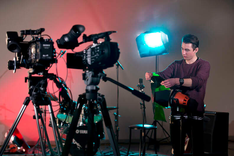 SAE Film students