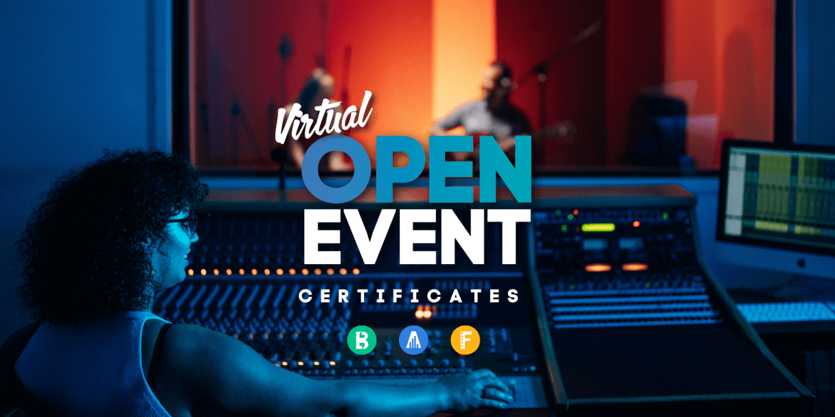 Virtual Open Event Certificates