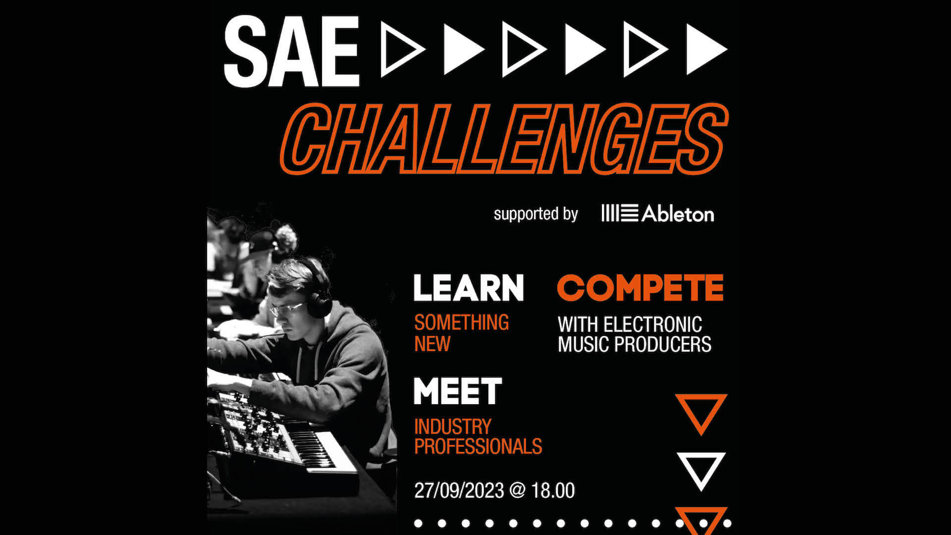 SAE challenges supported by Ableton 16-9